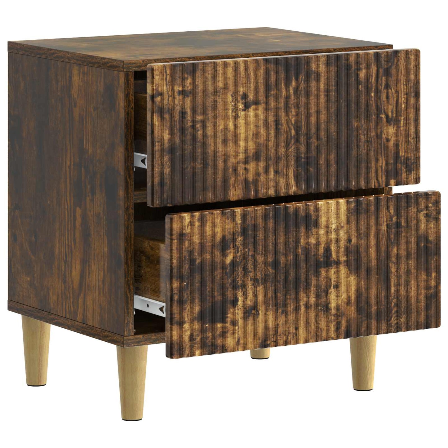 Noční Skříňka Kouřový Dub 62 X 34,5 X 47,5 Cm Kompozitní Dřevo