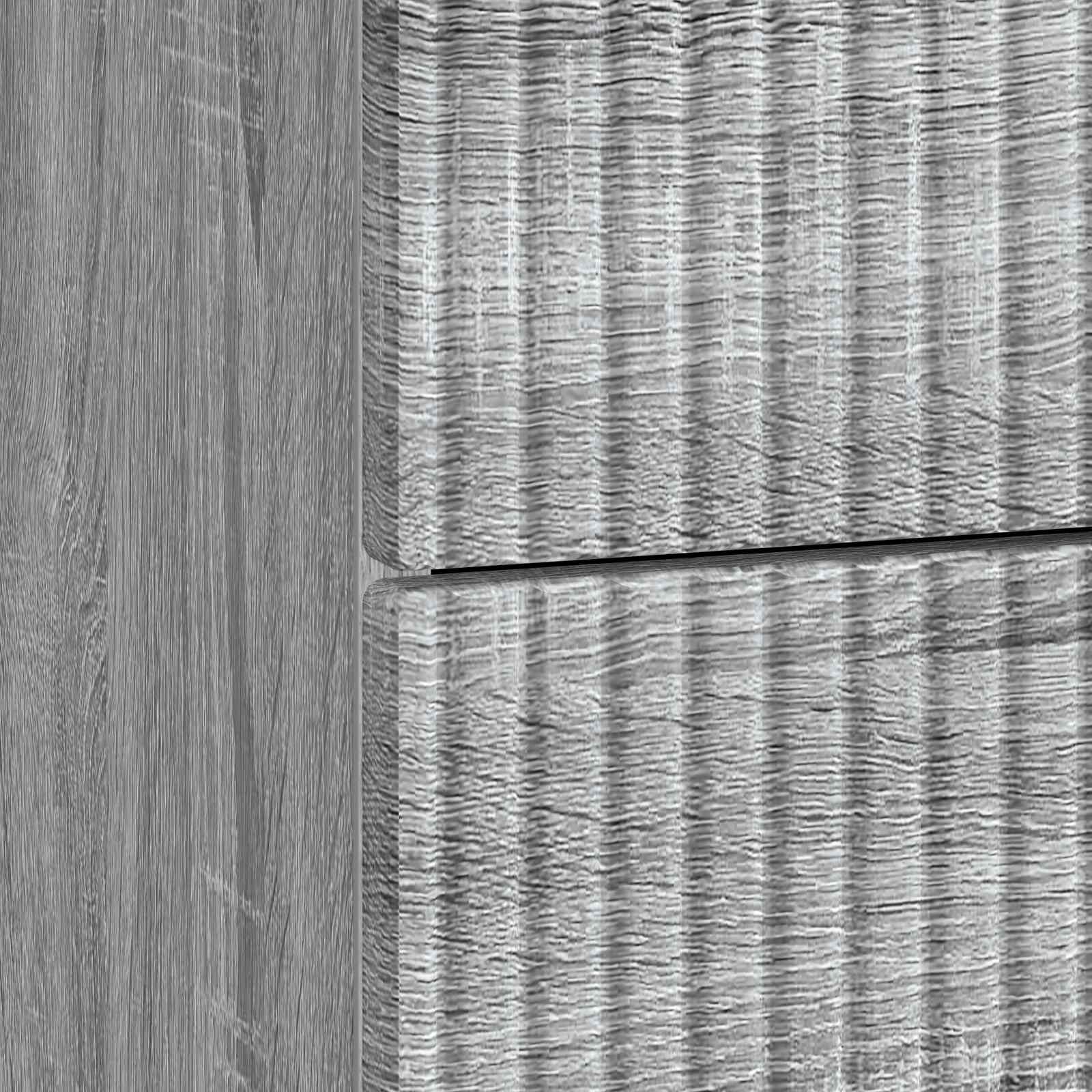 Noční Skříňka Šedá Sonoma 62 X 34,5 X 47,5 Cm Kompozitní Dřevo