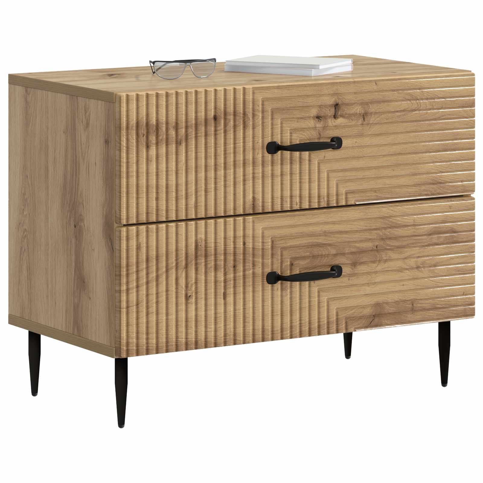 Noční Skříňka Dub Artisan 62 X 34,5 X 47,5 Cm Kompozitní Dřevo