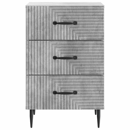 Noční Skříňka Betonově Šedá 43 X 41 X 66,5 Cm Kompozitní Dřevo