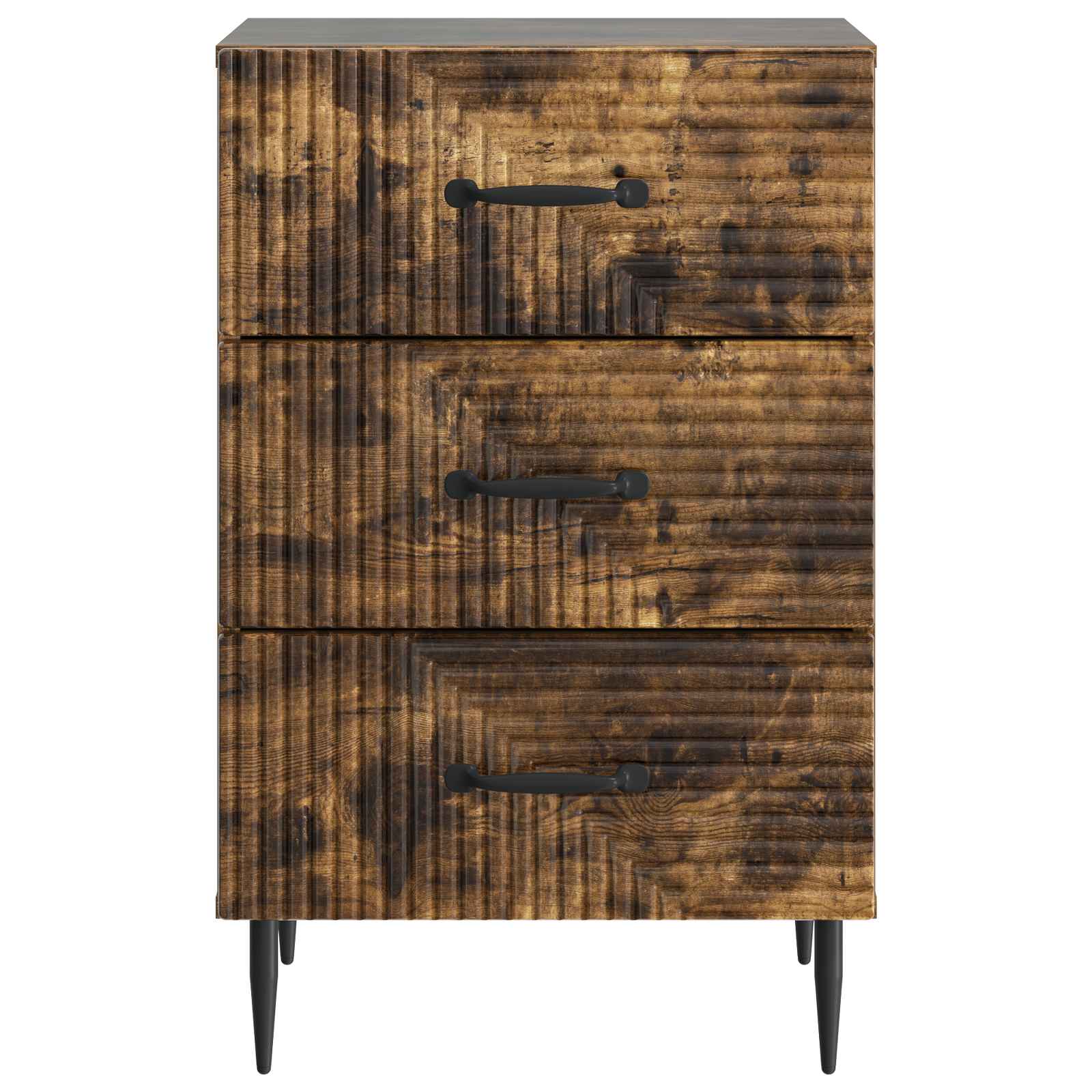 Noční Skříňka Kouřový Dub 43 X 41 X 66,5 Cm Kompozitní Dřevo