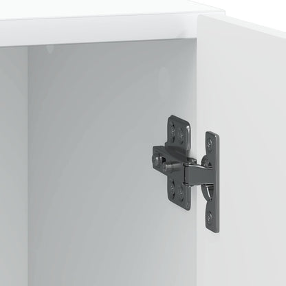 Noční Skříňka 2 Pcs Bílá 43 X 34,5 X 50 Cm Kompozitní Dřevo