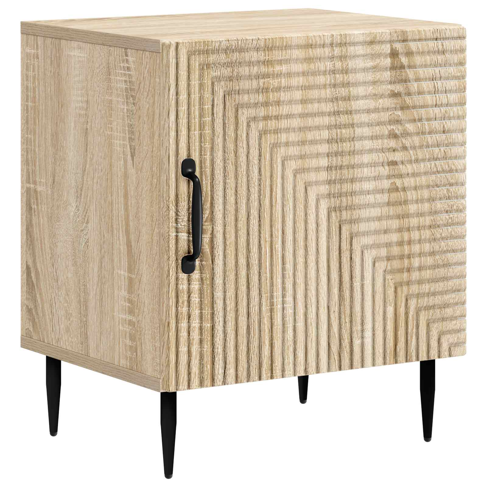 Noční Skříňka 2 Pcs Dub Sonoma 43 X 34,5 X 50 Cm