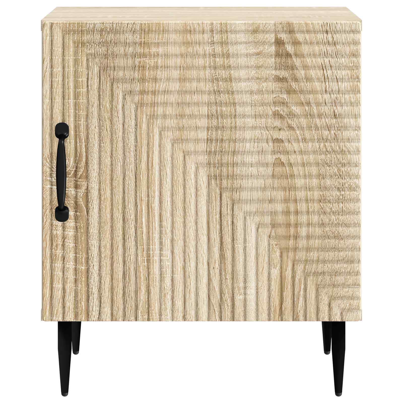 Noční Skříňka 2 Pcs Dub Sonoma 43 X 34,5 X 50 Cm