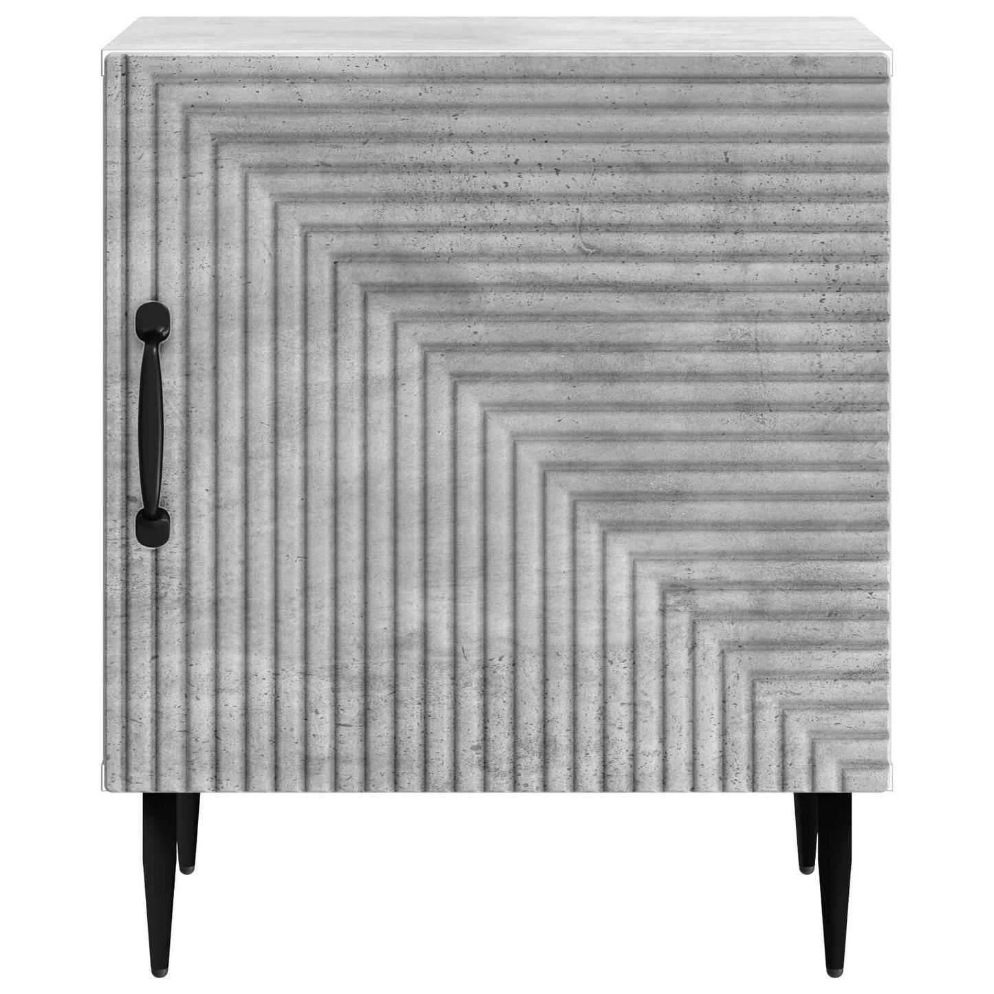 Noční Skříňka Betonově Šedá 43 X 34,5 X 50 Cm Kompozitní Dřevo