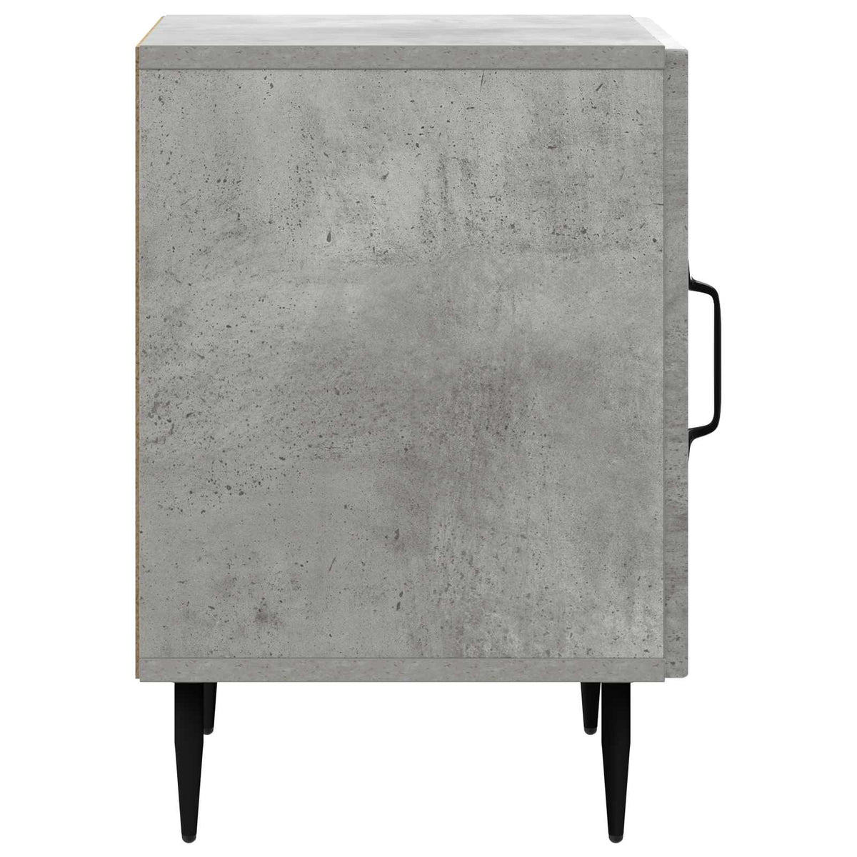 Noční Skříňka 2 Pcs Betonově Šedá 43 X 34,5 X 50 Cm
