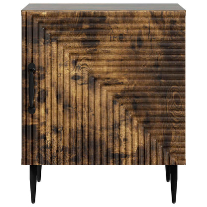 Noční Skříňka Kouřový Dub 43 X 34,5 X 50 Cm Kompozitní Dřevo