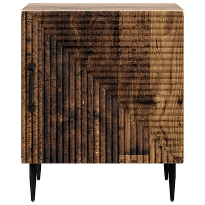 Noční Skříňka Staré Dřevo 43 X 34,5 X 50 Cm Kompozitní Dřevo
