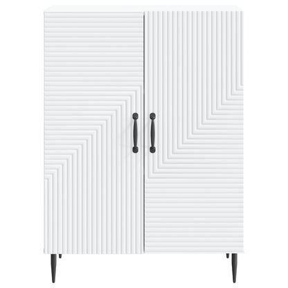 Servírovací Skříň Bílá 66 X 34,5 X 89,5 Cm Kompozitní Dřevo