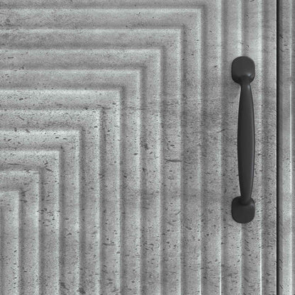 Servírovací Skříň Betonově Šedá 66 X 34,5 X 89,5 Cm