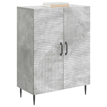 Servírovací Skříň Betonově Šedá 66 X 34,5 X 89,5 Cm