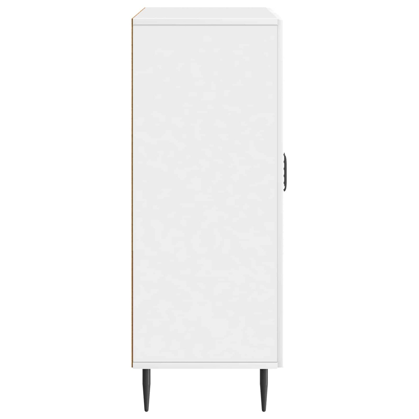 Servírovací Skříň Bílá S Vysokým Leskem 66 X 34,5 X 89,5 Cm