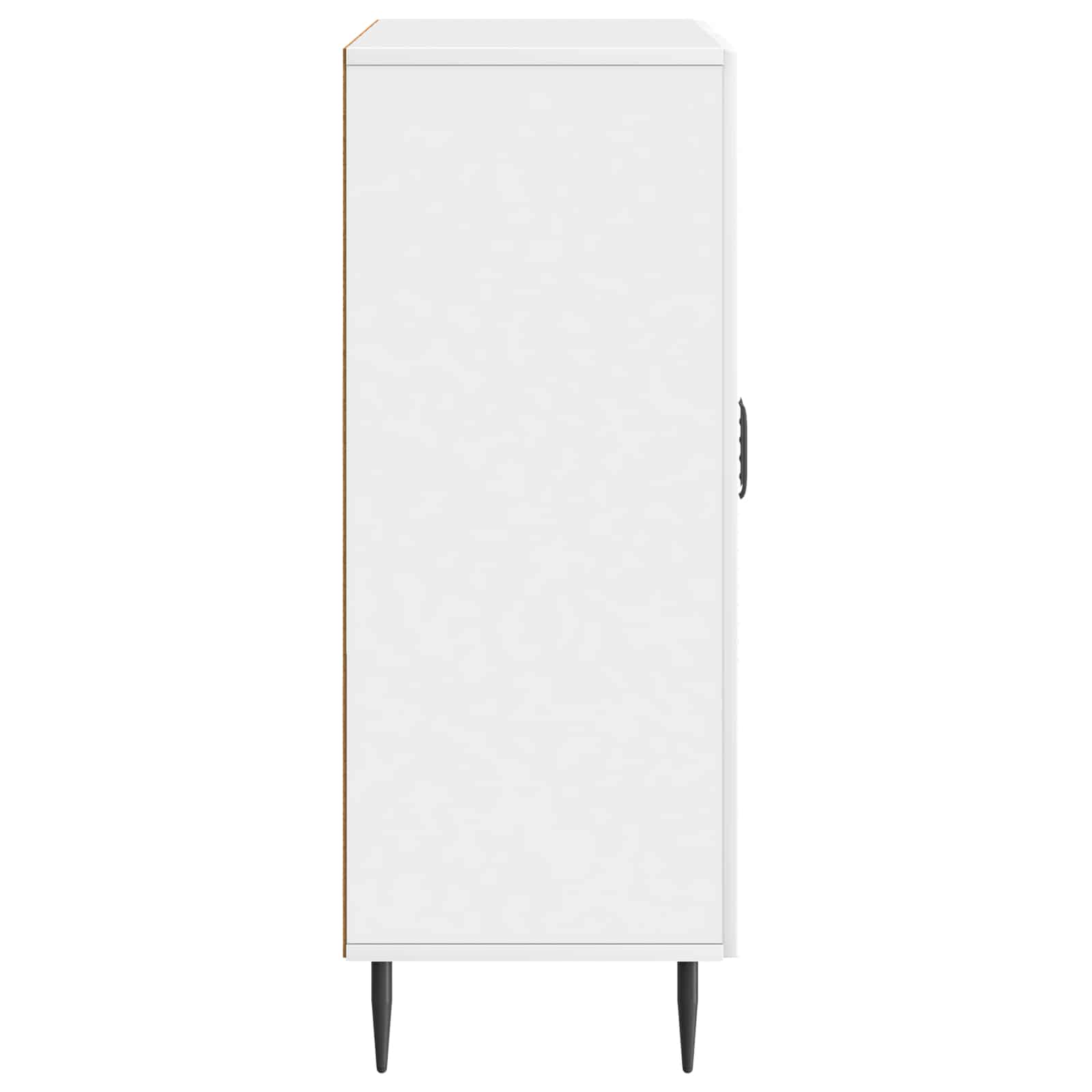 Servírovací Skříň Bílá S Vysokým Leskem 66 X 34,5 X 89,5 Cm