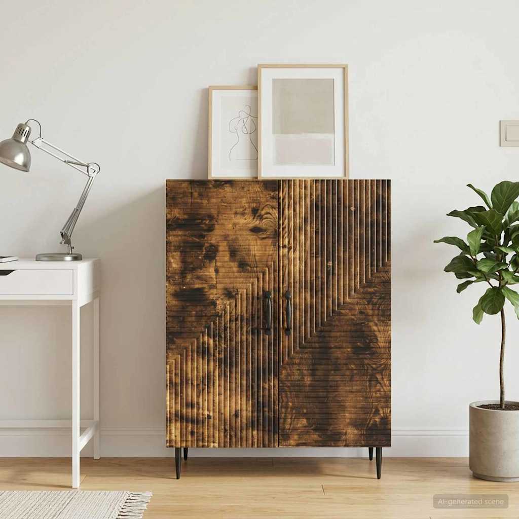 Servírovací Skříň Kouřový Dub 66 X 34,5 X 89,5 Cm