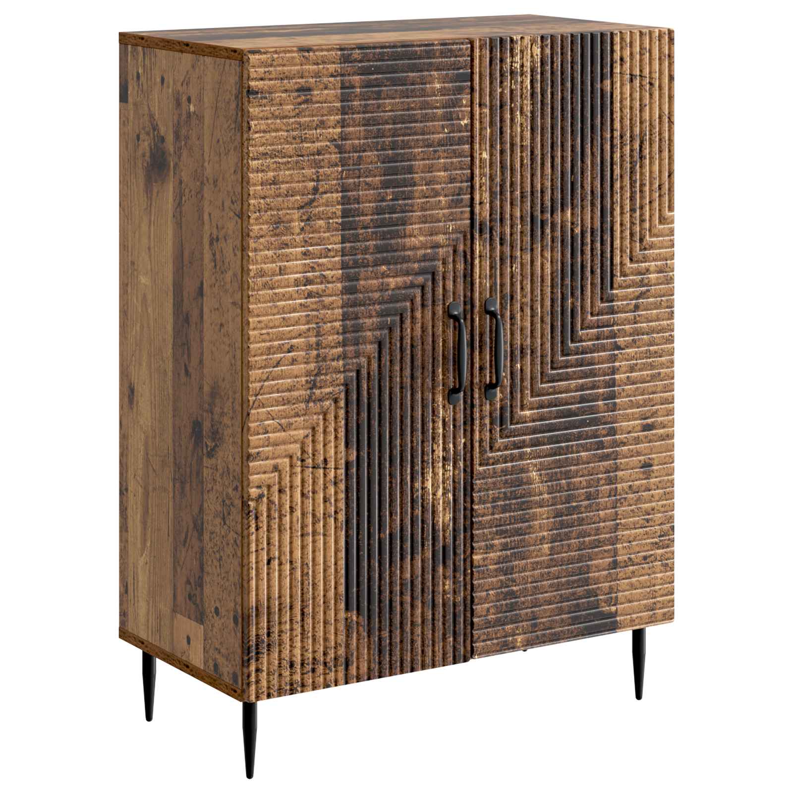 Servírovací Skříň Staré Dřevo 66 X 34,5 X 89,5 Cm