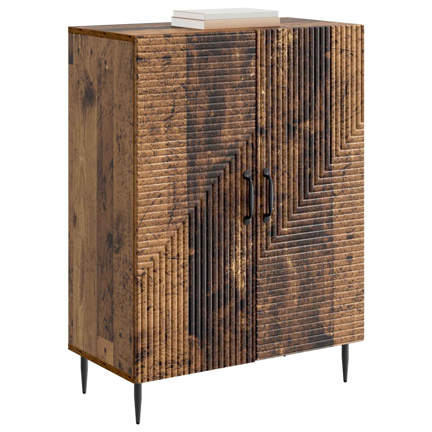 Servírovací Skříň Staré Dřevo 66 X 34,5 X 89,5 Cm