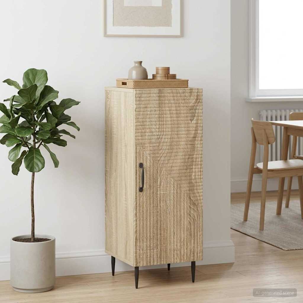 Servírovací Skříň Dub Sonoma 33 X 34,5 X 89,5 Cm