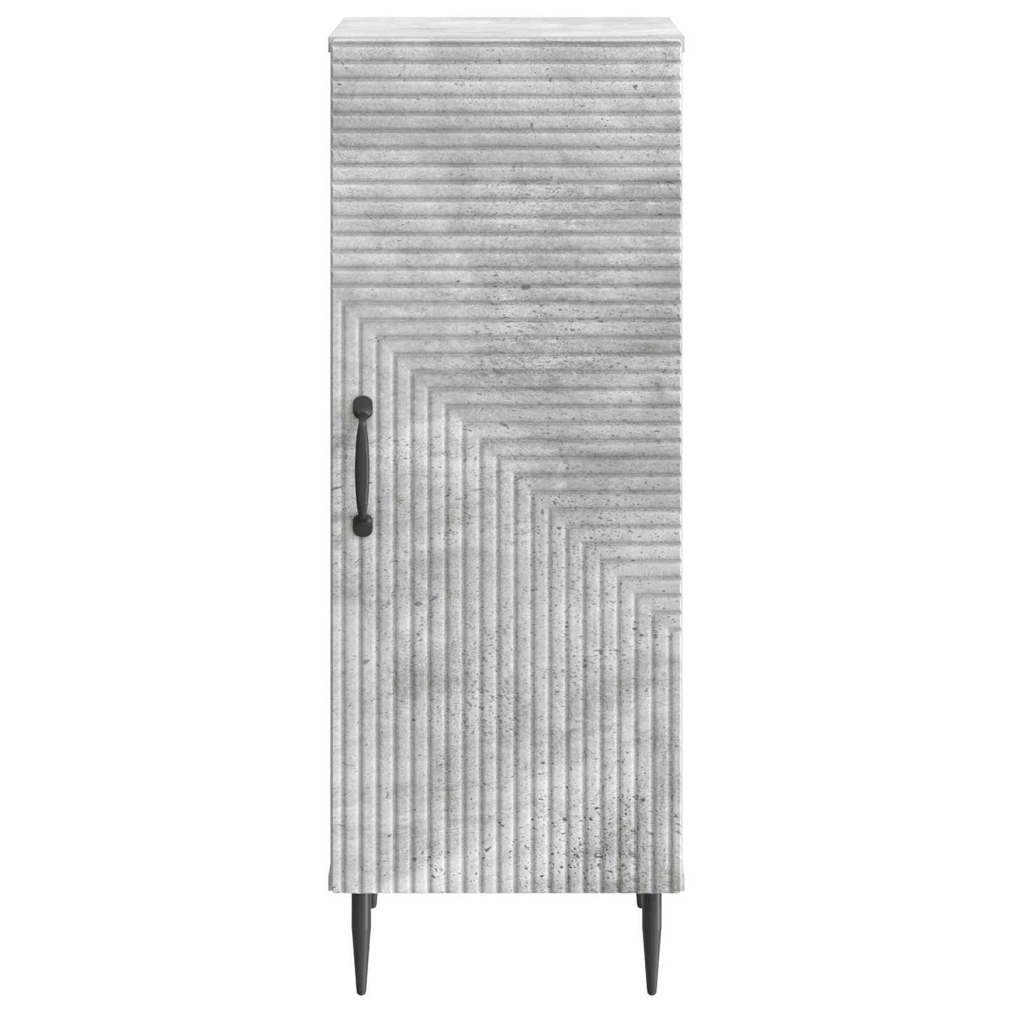 Servírovací Skříň Betonově Šedá 33 X 34,5 X 89,5 Cm