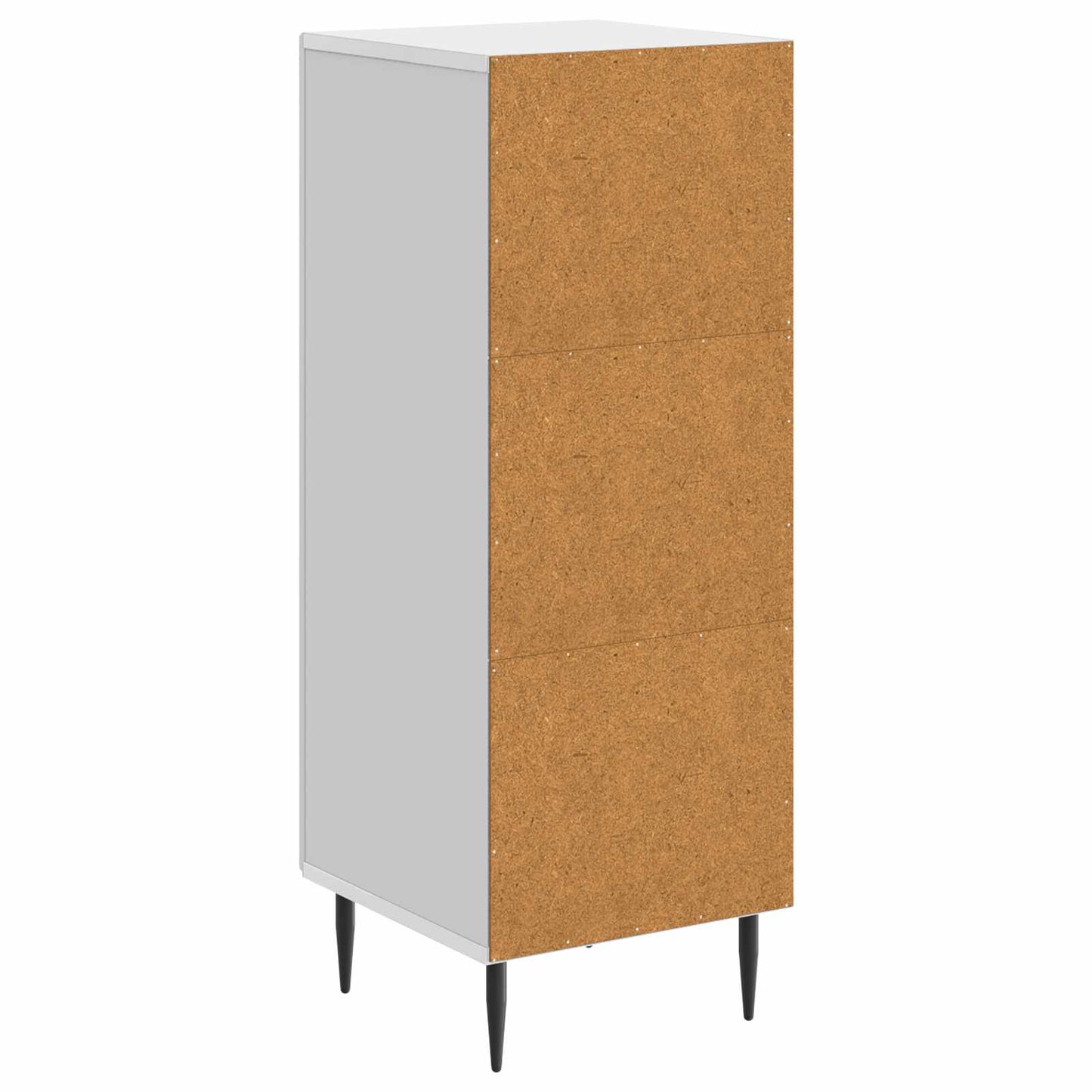 Servírovací Skříň Bílá S Vysokým Leskem 33 X 34,5 X 89,5 Cm