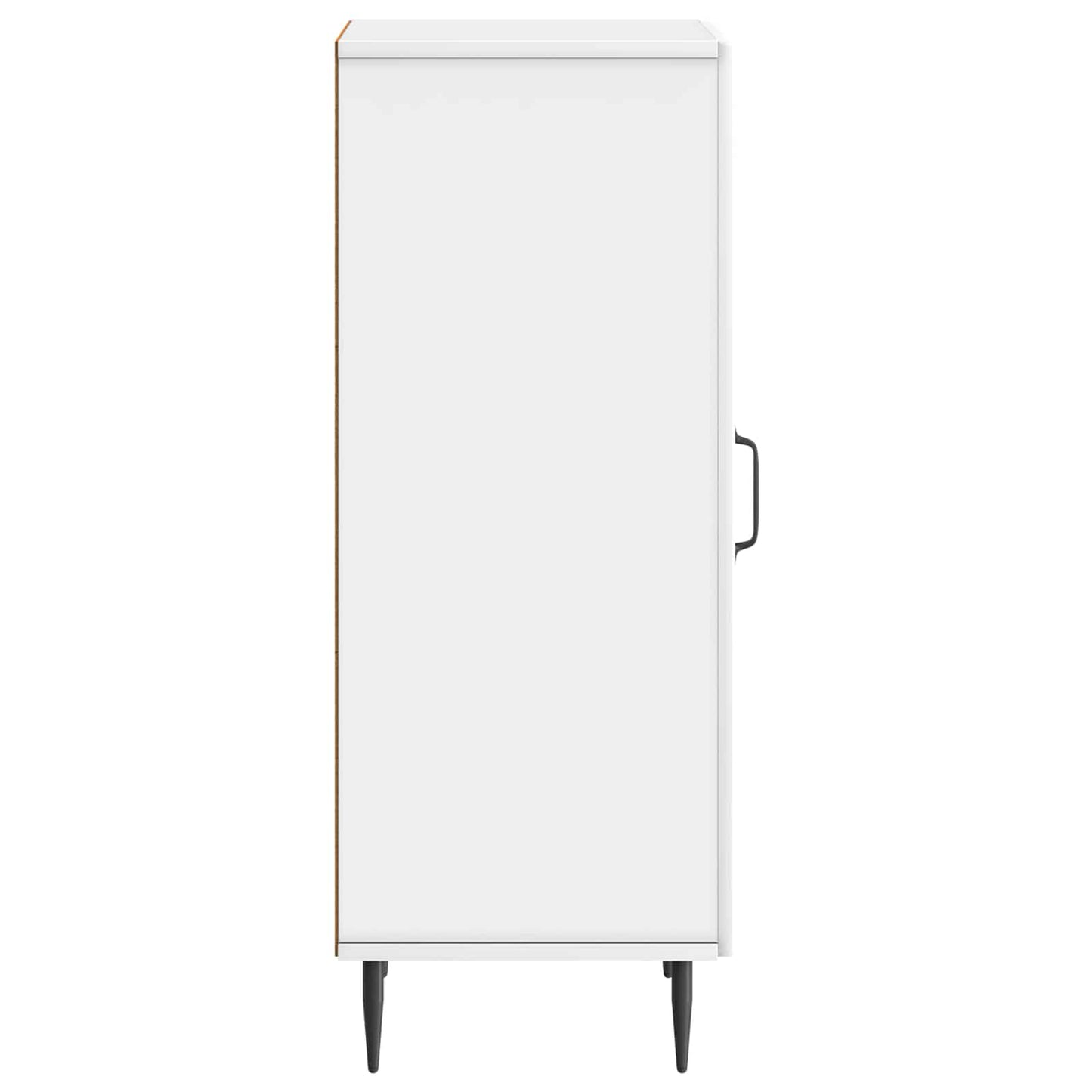 Servírovací Skříň Bílá S Vysokým Leskem 33 X 34,5 X 89,5 Cm