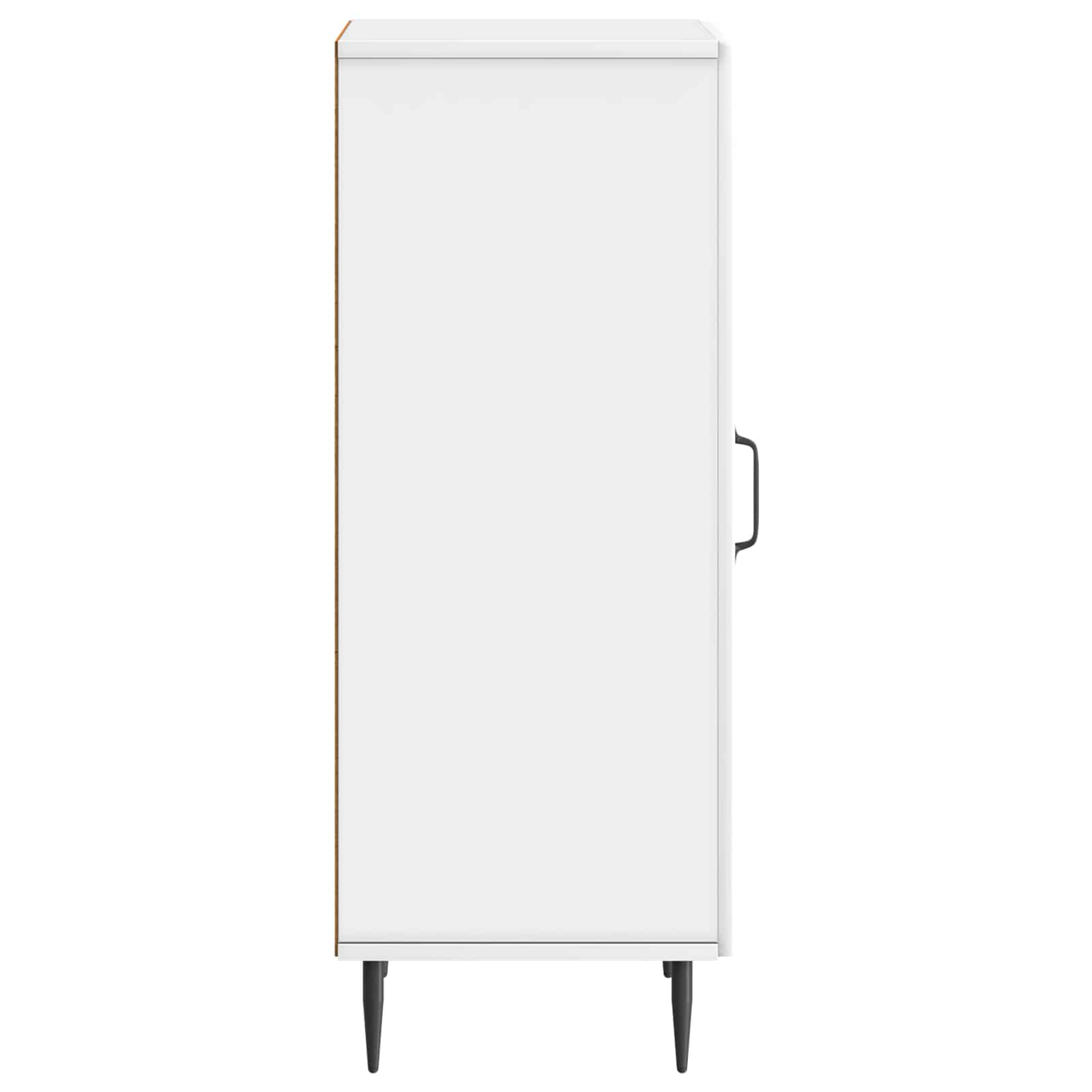 Servírovací Skříň Bílá S Vysokým Leskem 33 X 34,5 X 89,5 Cm