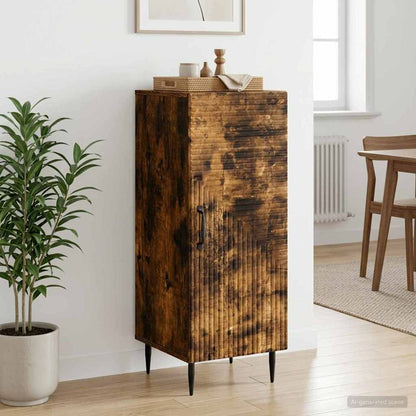 Servírovací Skříň Kouřový Dub 33 X 34,5 X 89,5 Cm