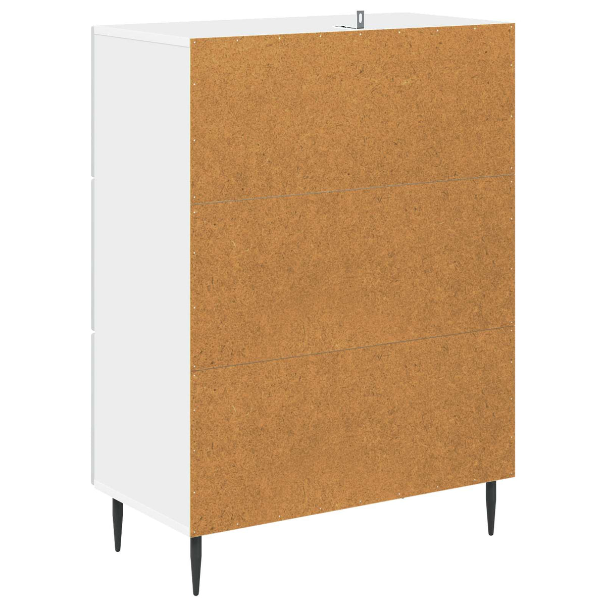 Skříň Se Zásuvkami Bílá 66 X 34,5 X 89,5 Cm Kompozitní Dřevo