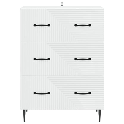 Skříň Se Zásuvkami Bílá 66 X 34,5 X 89,5 Cm Kompozitní Dřevo