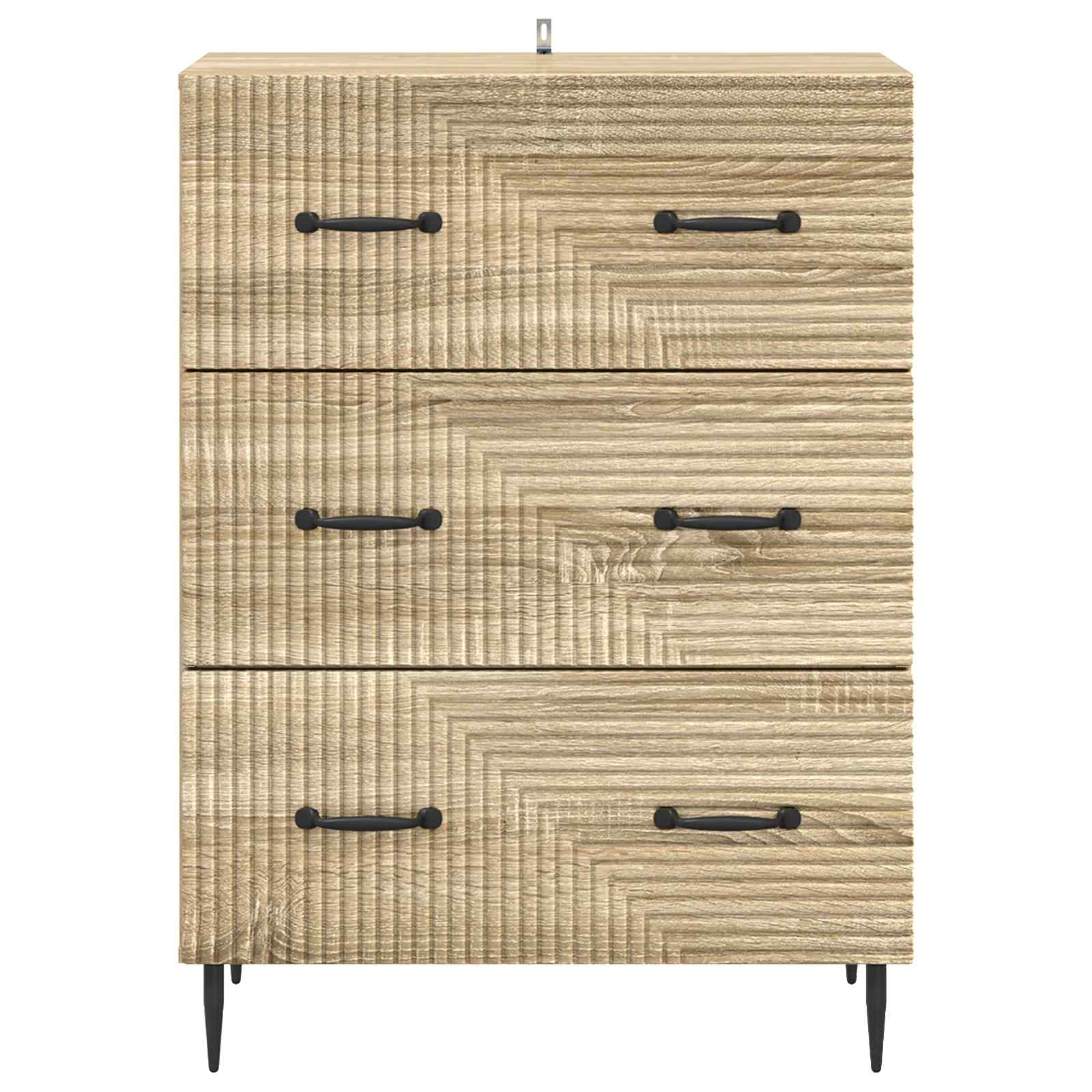 Skříň Se Zásuvkami Dub Sonoma 66 X 34,5 X 89,5 Cm