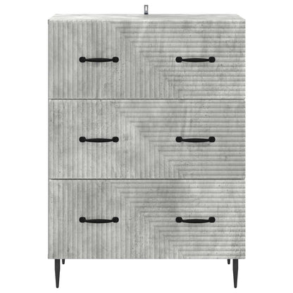 Skříň Se Zásuvkami Betonově Šedá 66 X 34,5 X 89,5 Cm