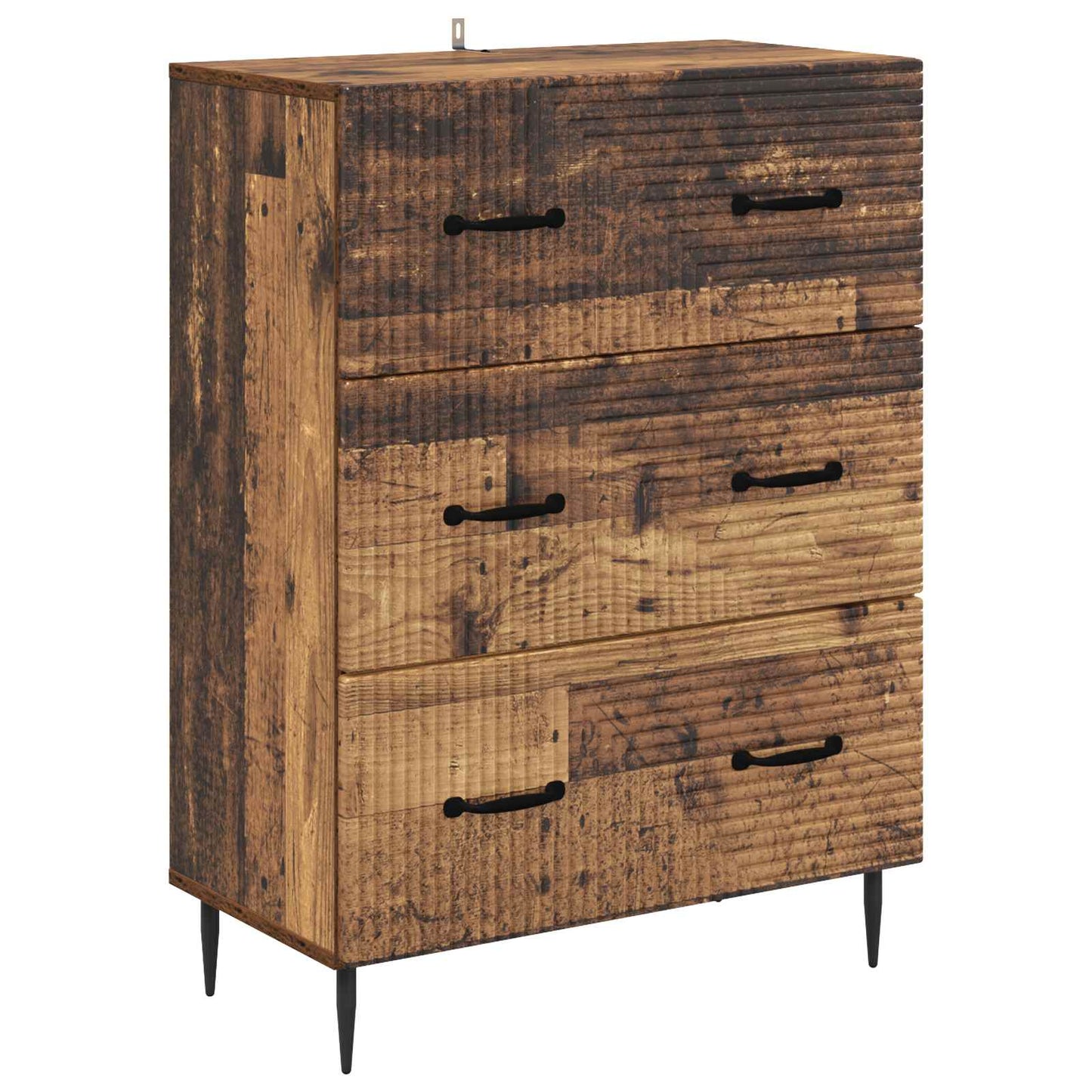 Skříň Se Zásuvkami Staré Dřevo 66 X 34,5 X 89,5 Cm