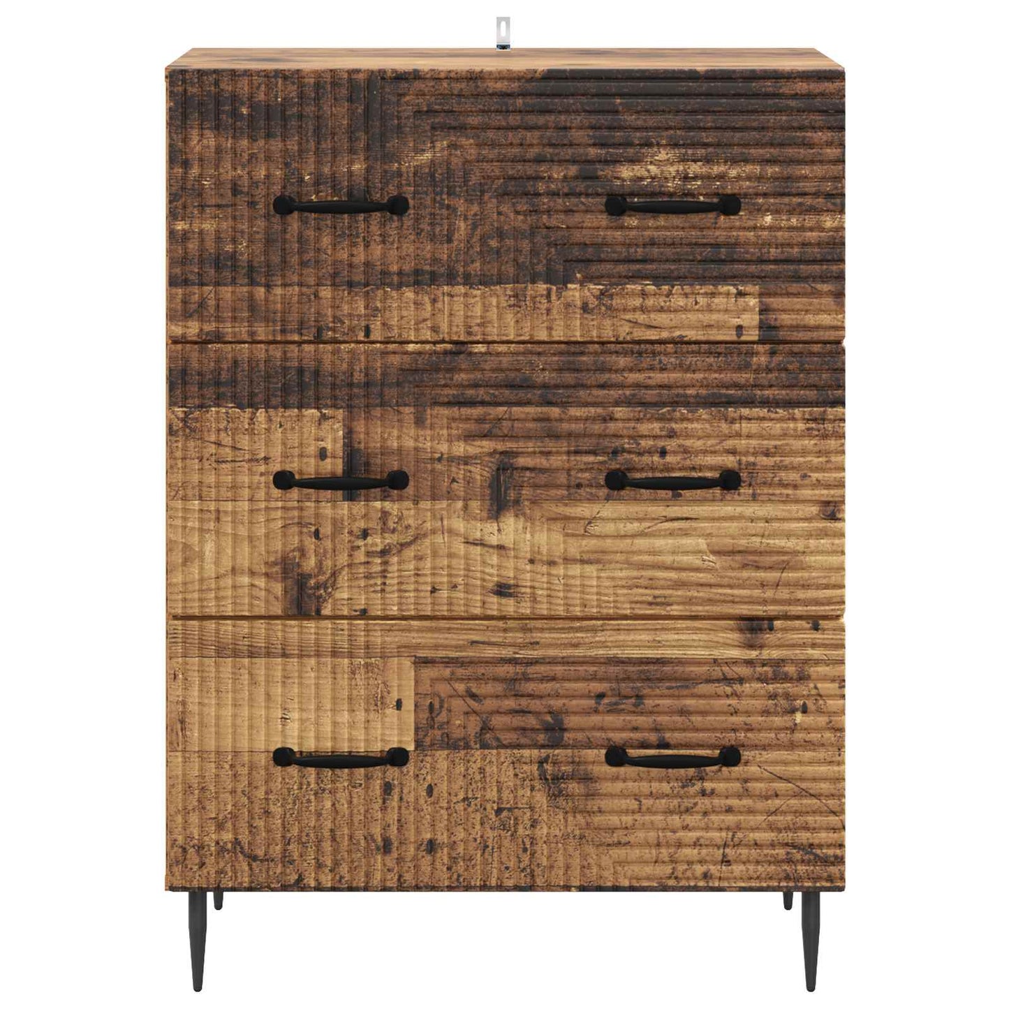 Skříň Se Zásuvkami Staré Dřevo 66 X 34,5 X 89,5 Cm
