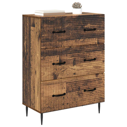 Skříň Se Zásuvkami Staré Dřevo 66 X 34,5 X 89,5 Cm