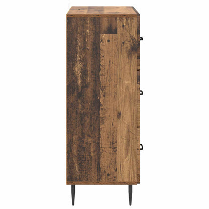 Skříň Se Zásuvkami Staré Dřevo 66 X 34,5 X 89,5 Cm