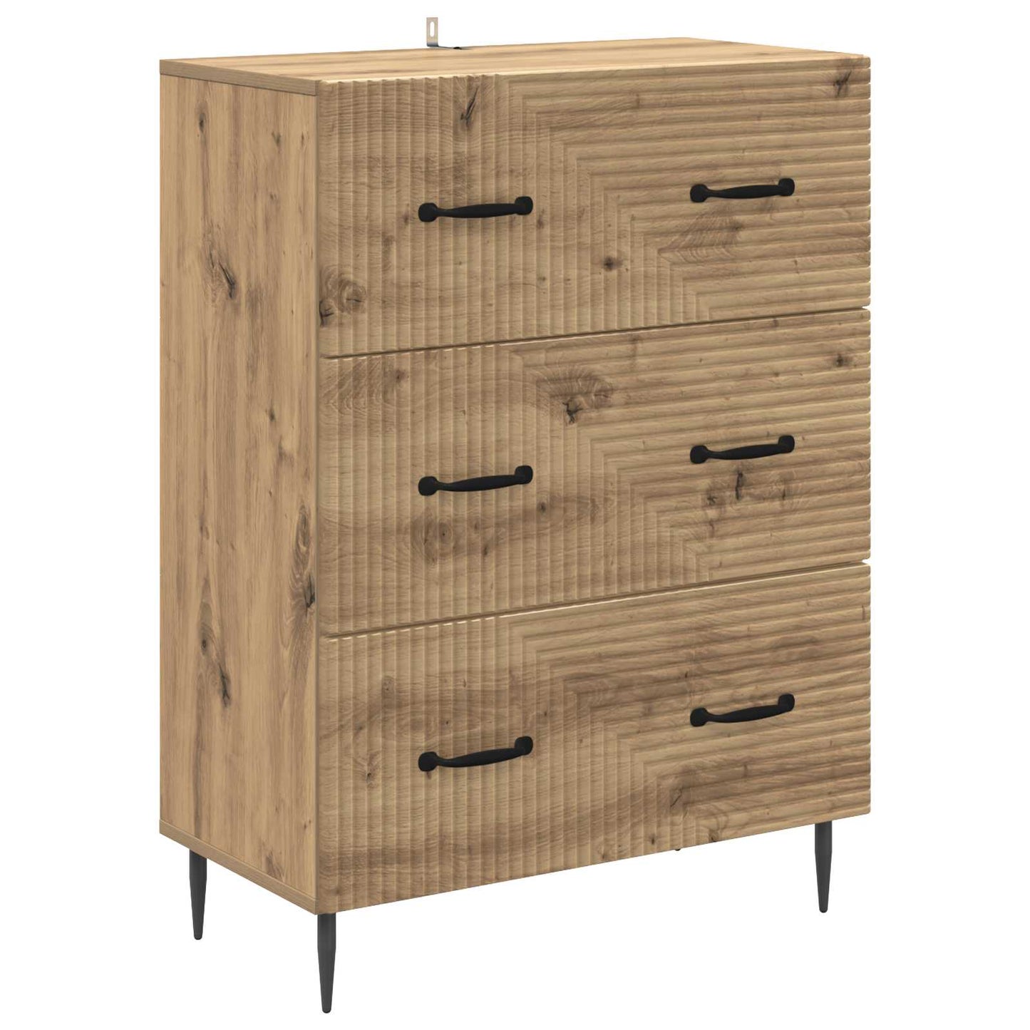 Skříň Se Zásuvkami 66 X 34,5 X 89,5 Cm Kompozitní Dřevo