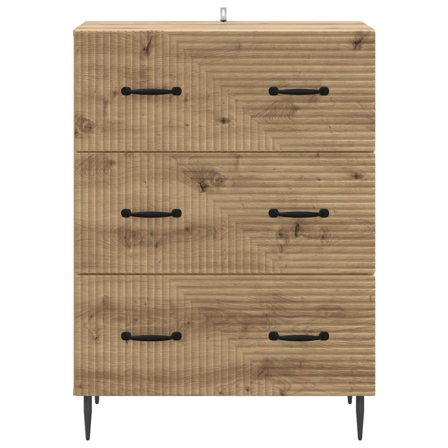 Skříň Se Zásuvkami 66 X 34,5 X 89,5 Cm Kompozitní Dřevo
