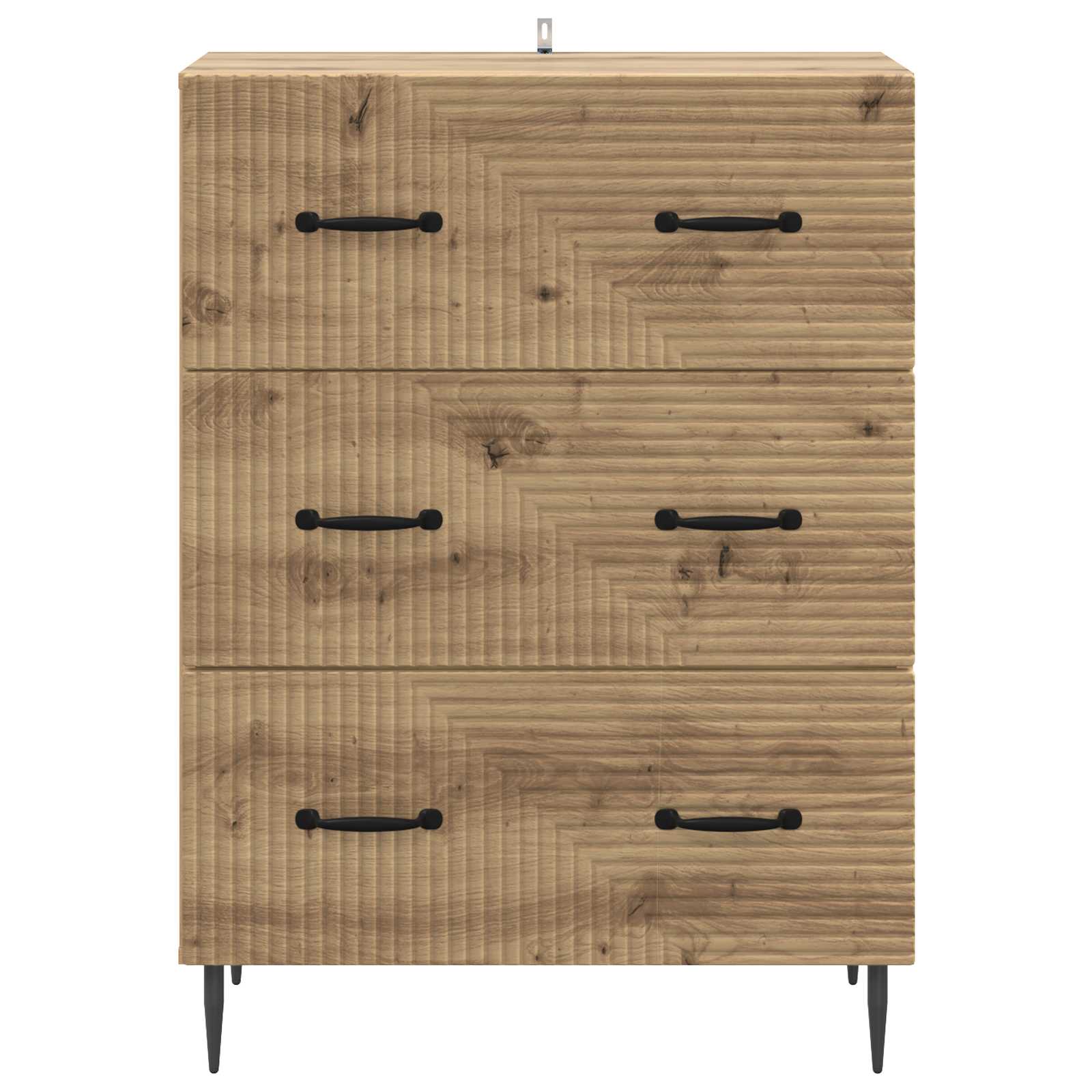 Skříň Se Zásuvkami 66 X 34,5 X 89,5 Cm Kompozitní Dřevo