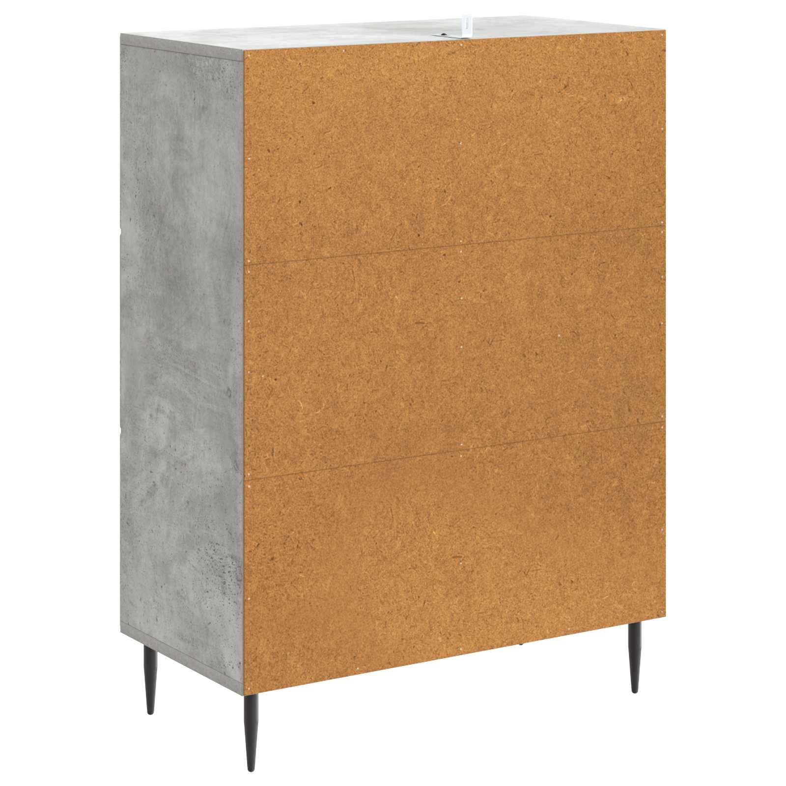 Servírovací Skříň Se Zásuvkou Betonově Šedá 66 X 34,5 X 89,5 Cm