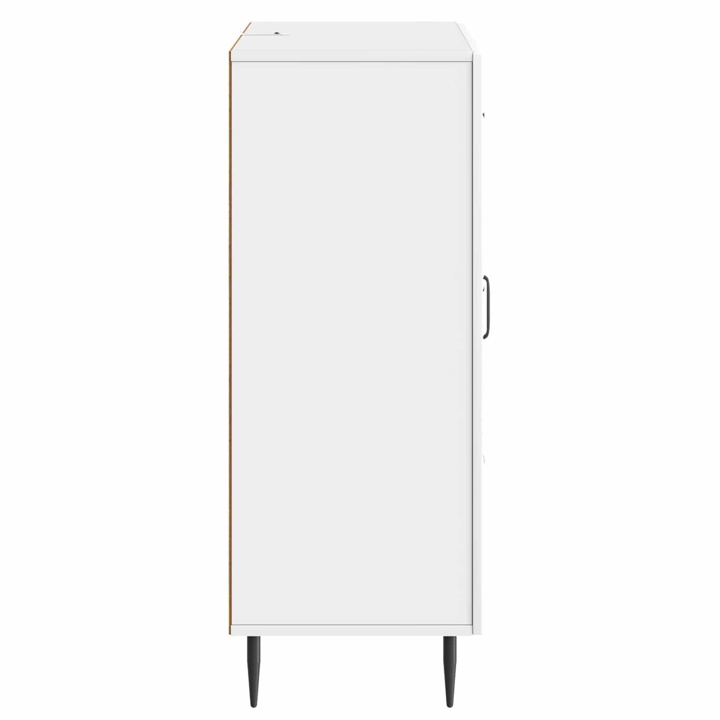 Servírovací Skříň Bílá S Vysokým Leskem 66 X 34,5 X 89,5 Cm