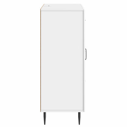 Servírovací Skříň Bílá S Vysokým Leskem 66 X 34,5 X 89,5 Cm