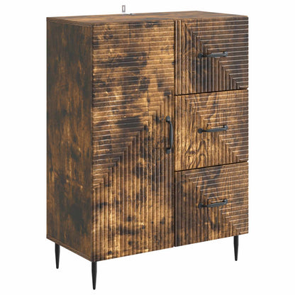 Servírovací Skříň Se Zásuvkou Kouřový Dub 66 X 34,5 X 89,5 Cm