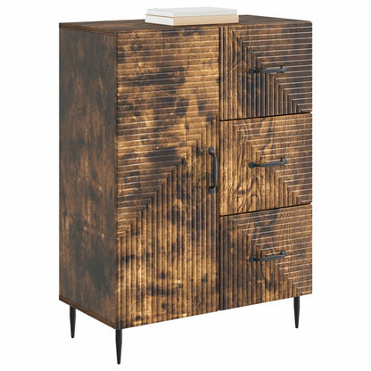 Servírovací Skříň Se Zásuvkou Kouřový Dub 66 X 34,5 X 89,5 Cm