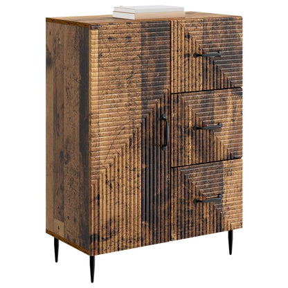 Servírovací Skříň Se Zásuvkou Staré Dřevo 66 X 34,5 X 89,5 Cm