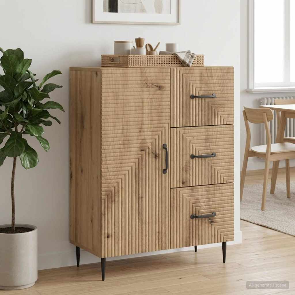 Servírovací Skříň Dub Artisan 66 X 34,5 X 89,5 Cm