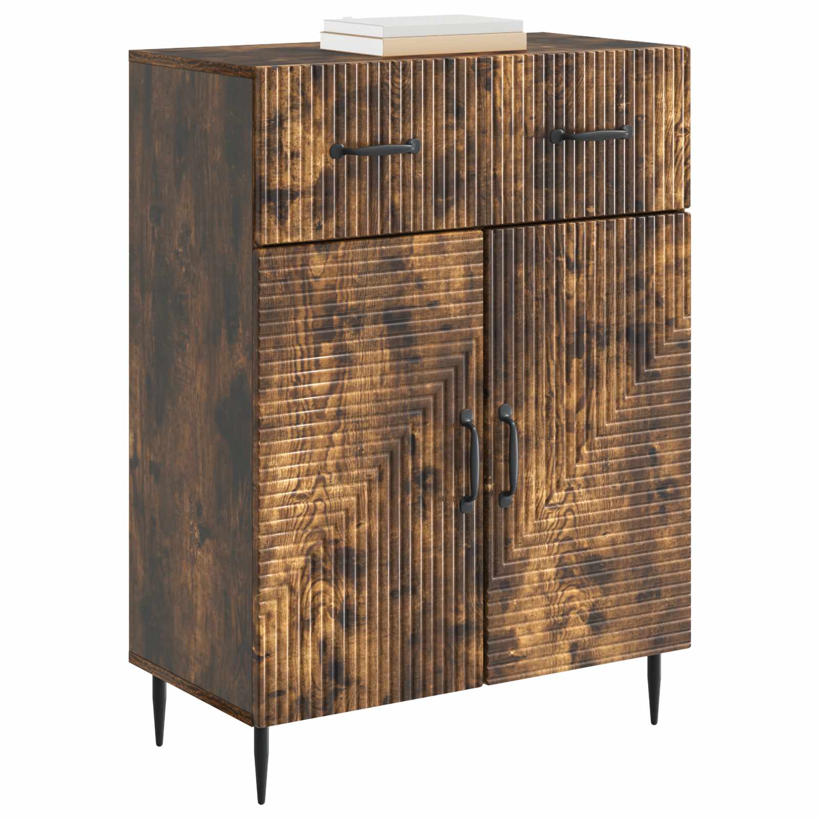 Servírovací Skříň Se Zásuvkou Kouřový Dub 66 X 34,5 X 89,5 Cm