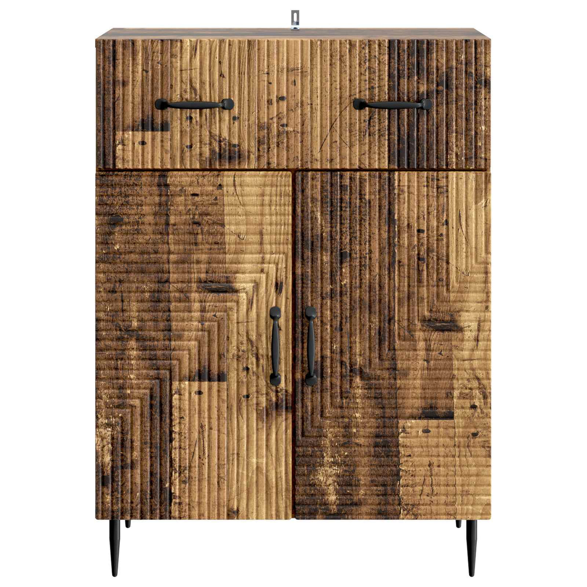 Servírovací Skříň Se Zásuvkou Staré Dřevo 66 X 34,5 X 89,5 Cm