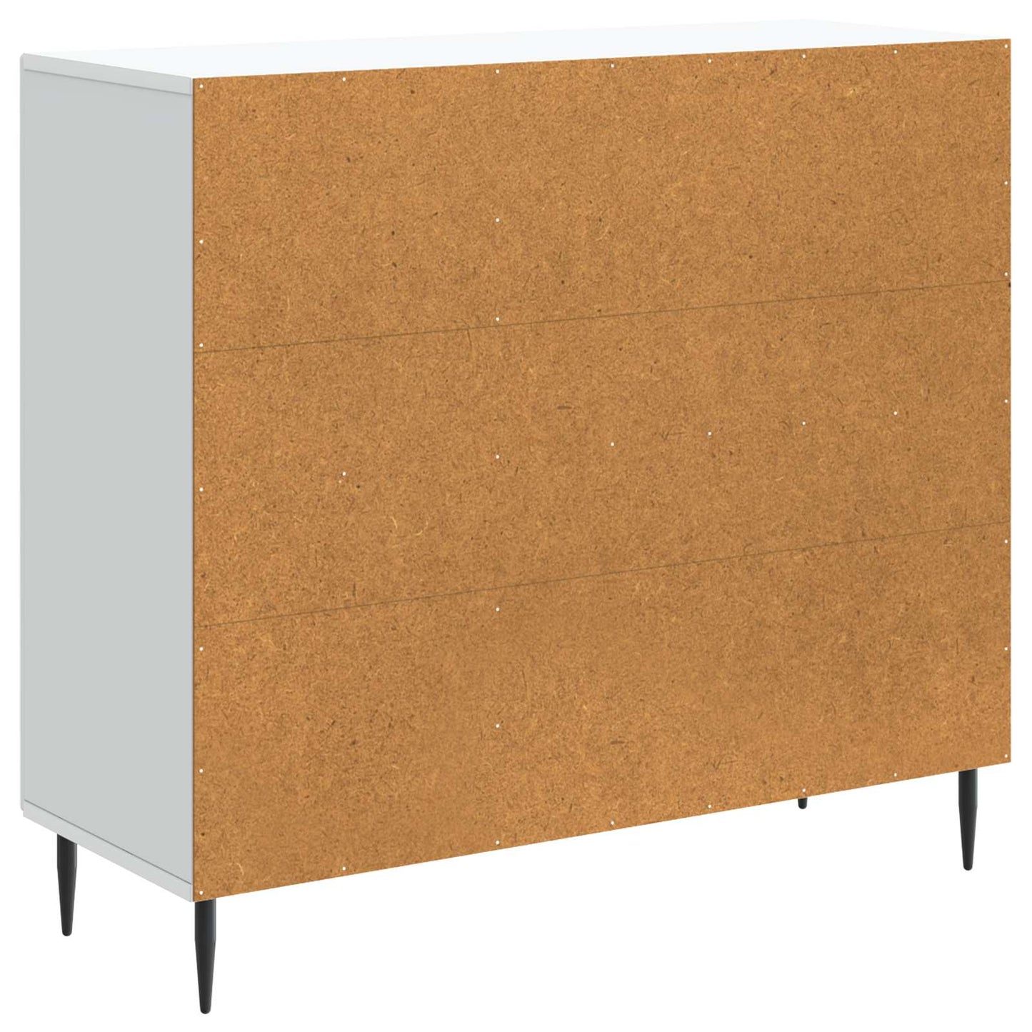 Servírovací Skříň Bílá 89 X 34,5 X 80 Cm Kompozitní Dřevo