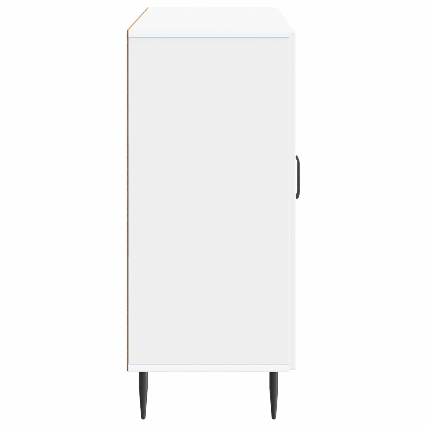 Servírovací Skříň Bílá 89 X 34,5 X 80 Cm Kompozitní Dřevo