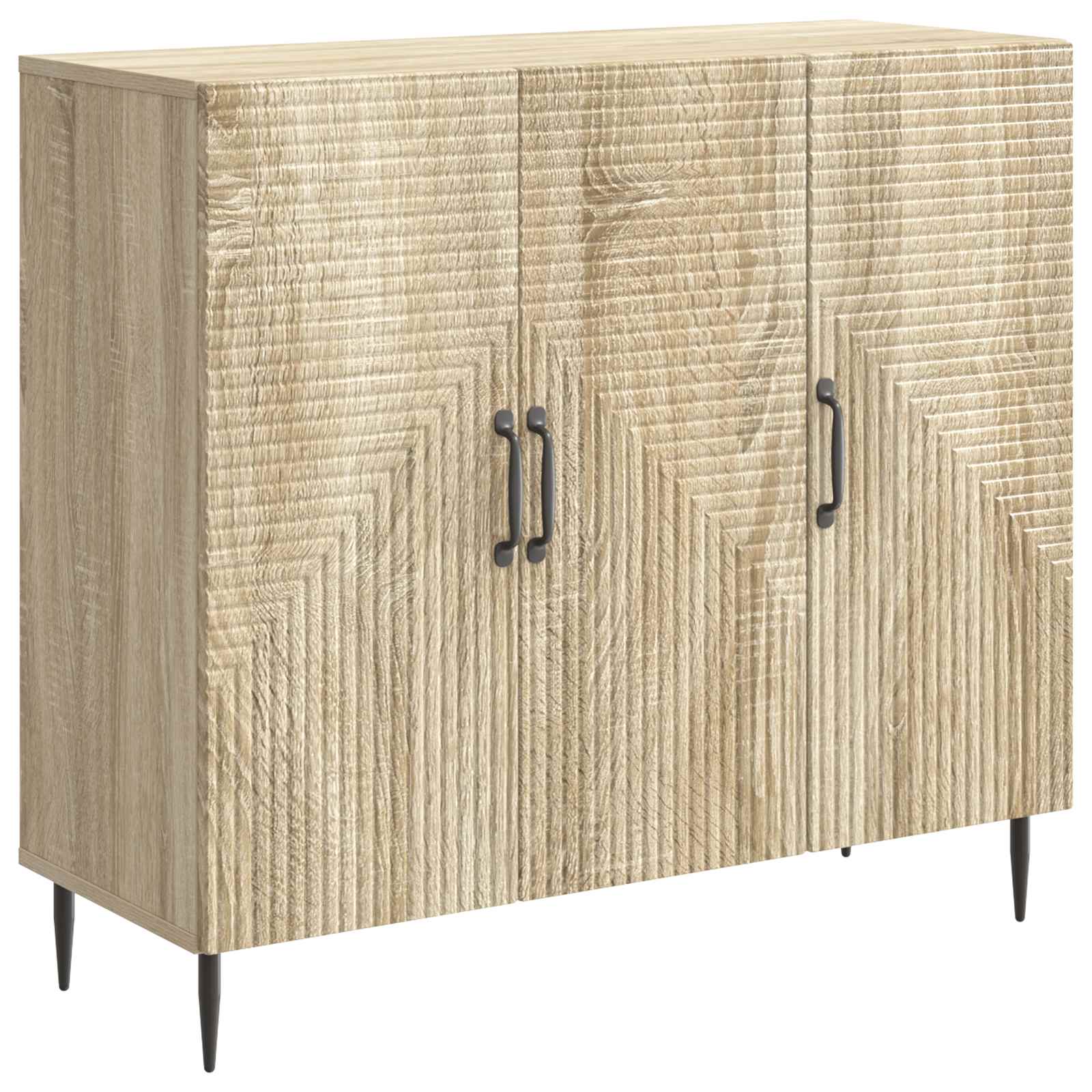 Servírovací Skříň Dub Sonoma 89 X 34,5 X 80 Cm Kompozitní Dřevo