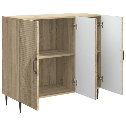 Servírovací Skříň Dub Sonoma 89 X 34,5 X 80 Cm Kompozitní Dřevo